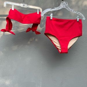 J. Crew High Waisted Swimsuit